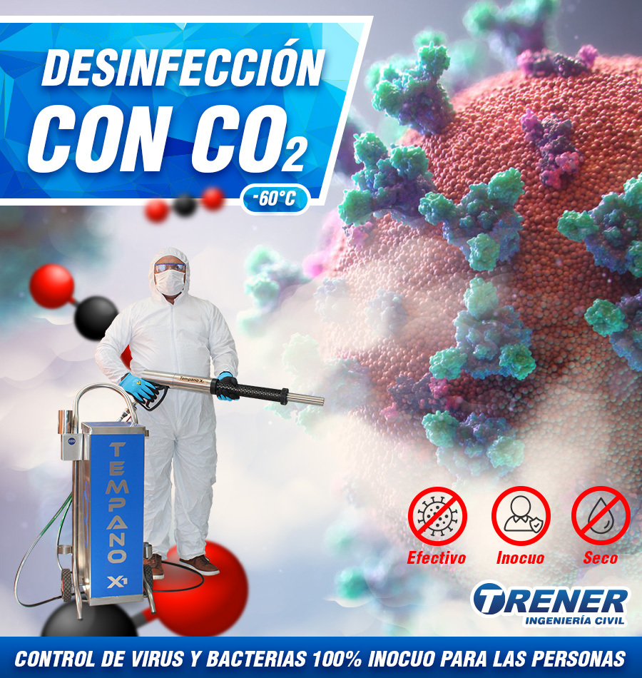 Desinfección con CO2